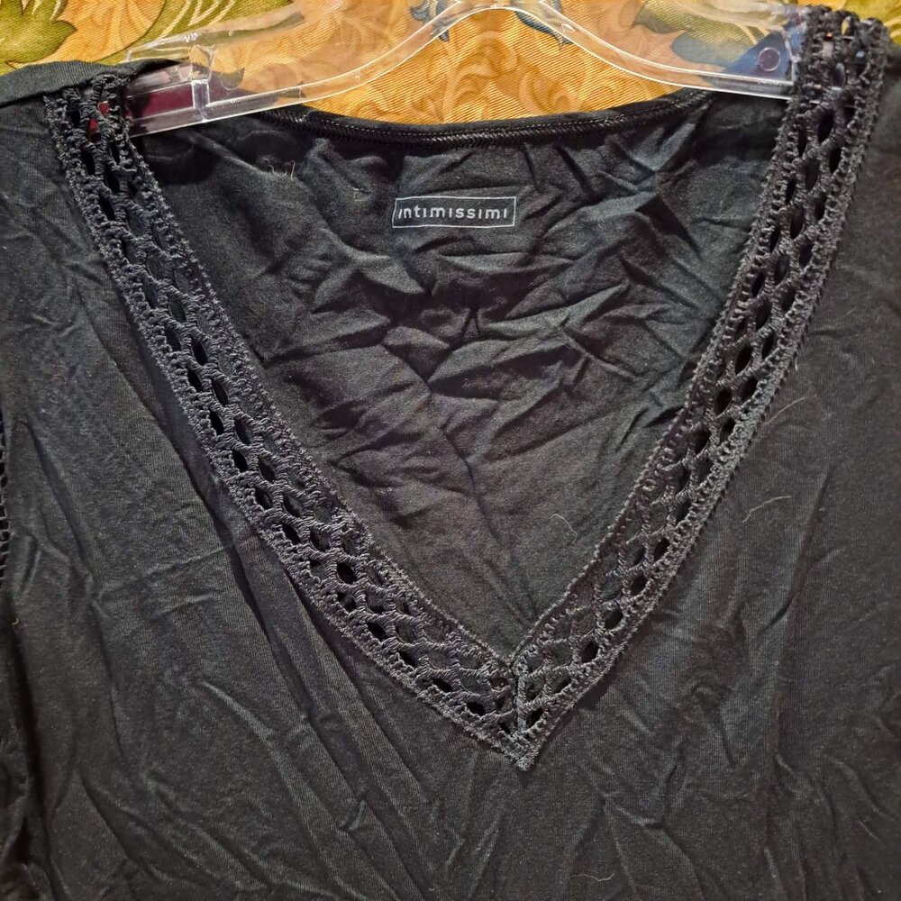 black short sleeve mesh shirt - Picture 10 of 11